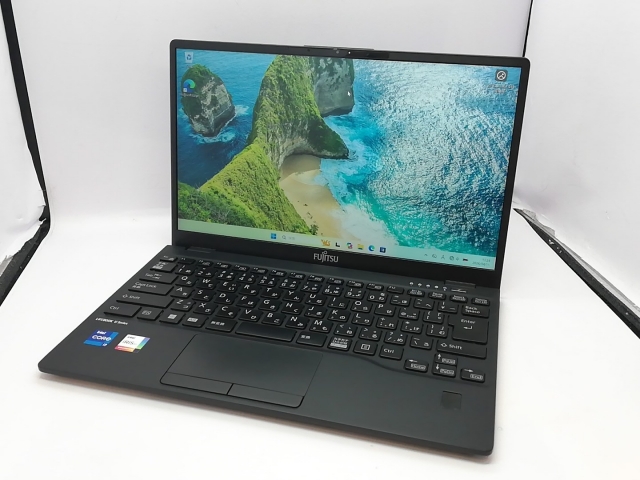 【中古】Fujitsu LIFEBOOK U U9312/KW【i7-1265U 16G 256G(SSD) WiFi 13.3LCD(1920×1080)】【立川フロム中武】保証期間１ヶ月【ランクB】