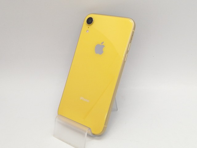 【中古】Apple docomo 【SIMロック解除済み】 iPhone XR 64GB イエロー MT082J/A【川越クレアモール】保証期間１ヶ月【ランクB】