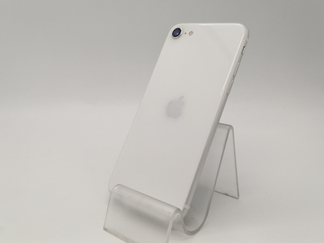 【中古】Apple au 【SIMロック解除済み】 iPhone SE（第2世代） 64GB ホワイト MHGQ3J/A（後期型番）【広島本通】保証期間１ヶ月【ランクB】