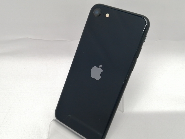 【中古】Apple au 【SIMフリー】 iPhone SE（第3世代） 64GB ミッドナイト MMYC3J/A【川越クレアモール】保証期間１ヶ月【ランクC】