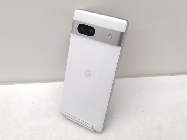 【中古】Google docomo 【SIMフリー】 Pixel 7a スノー 8GB 128GB G82U8【仙台イービーンズ】保証期間１ヶ月【ランクB】