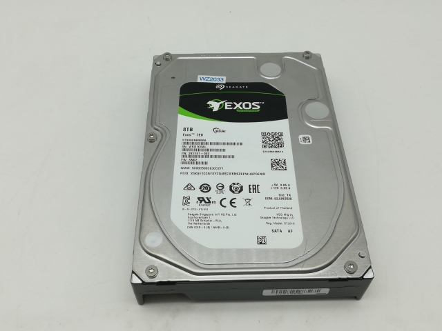 【中古】Seagate ST8000NM000A 8TB/7200rpm/256MB/6Gbps【広島】保証期間1週間の通販は 11,778円