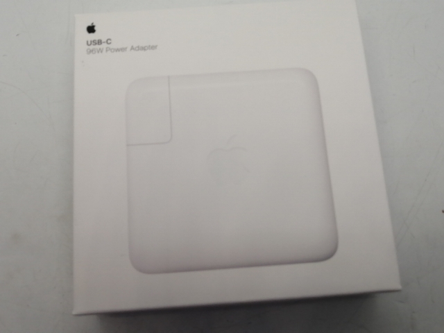 【未使用】Apple USB-C 電源アダプタ 96W（A2166） MX0J2AM/A【大須アメ横】保証期間１週間