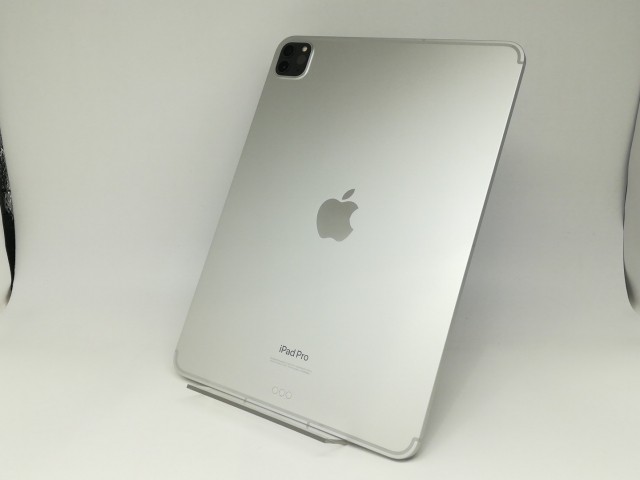 【中古】Apple au 【SIMフリー】 iPad Pro 11インチ（第4世代） Cellular 128GB シルバー MNYD3J/A【日本橋3】保証期間１ヶ月【ランクA】