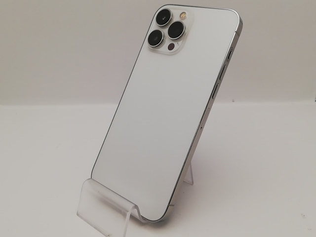 【中古】Apple 国内版 【SIMフリー】 iPhone 13 Pro Max 256GB シルバー MLJ93J/A【新宿東口】保証期間１ヶ月【ランクB】