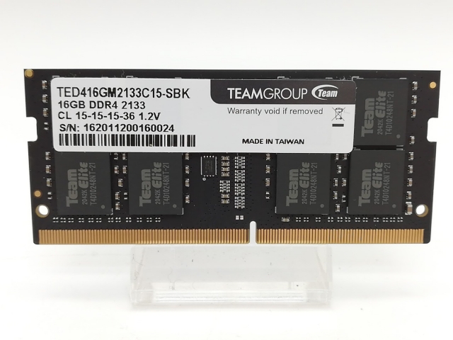 【中古】260PIN 16GB DDR4-2133(PC4-17000) SODIMM 【ノートPC用】【秋葉2号】保証期間１週間