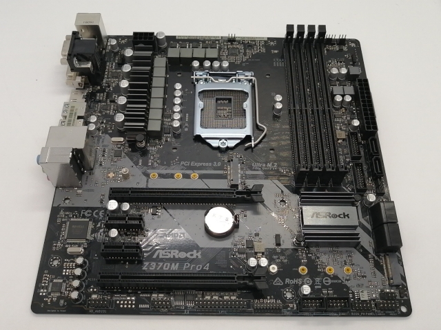 【中古】ASRock Z370M Pro4 Z370/LGA1151/MicroATX【大須アメ横】保証期間１週間