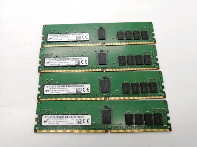 【中古】DDR4 16GB 4本セット 計64GB PC4-21300(DDR4-2666) Registered/ECC【サーバー用】【秋葉2号】保証期間１週間 28,587円