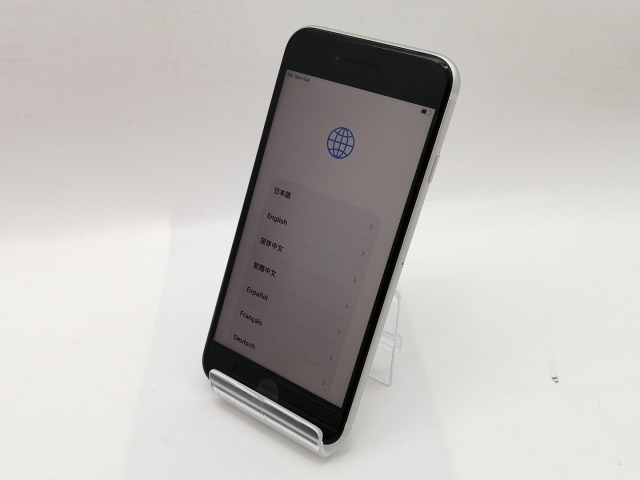 【中古】Apple au 【SIMロック解除済み】 iPhone SE（第2世代） 64GB ホワイト MHGQ3J/A（後期型番）【津田沼】保証期間１ヶ月【ランクB】