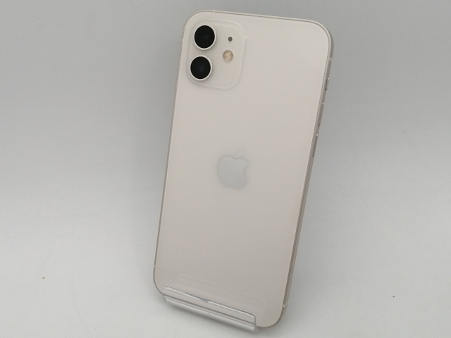 【中古】Apple au 【SIMロック解除済み】 iPhone 12 64GB ホワイト MGHP3J/A【なんば】保証期間１ヶ月【ランクA】