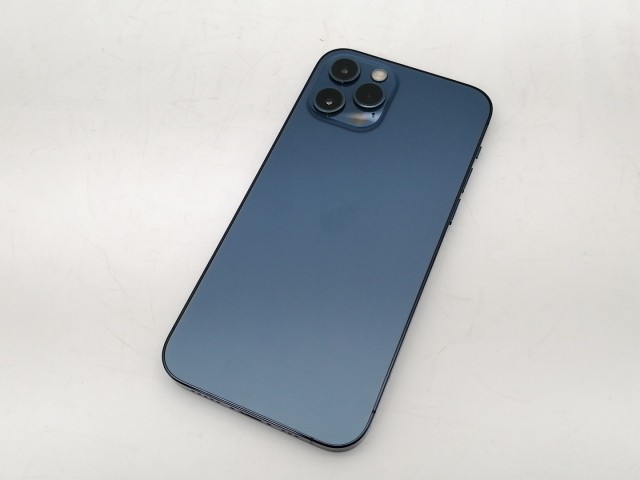 【中古】Apple iPhone 12 Pro 512GB パシフィックブルー （海外版SIMロックフリー）【秋葉5号】保証期間１ヶ月【ランクB】