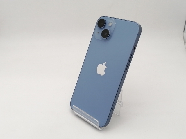 【中古】Apple au 【SIMフリー】 iPhone 14 128GB ブルー MPVJ3J/A【なんば】保証期間１ヶ月【ランクB】
