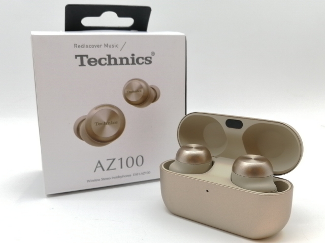 中古】Panasonic Technics EAH-AZ100-N [シャンパンゴールド]【津田沼