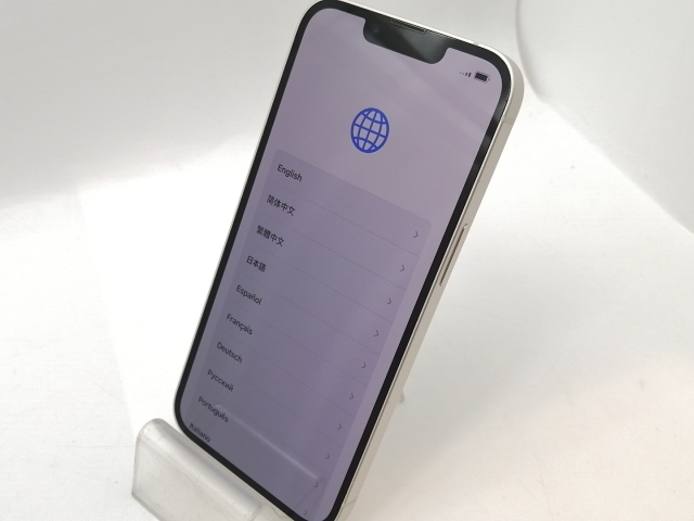 【中古】Apple docomo 【SIMフリー】 iPhone 14 128GB スターライト MPUQ3J/A【津田沼】保証期間１ヶ月【ランクB】_1