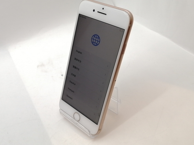 【中古】Apple docomo 【SIMロック解除済み】 iPhone 8 64GB ゴールド MQ7A2J/A【津田沼】保証期間１ヶ月【ランクB】_1