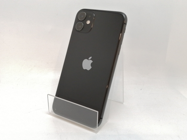 【中古】Apple docomo 【SIMロック解除済み】 iPhone 11 64GB ブラック MWLT2J/A【津田沼】保証期間１ヶ月【ランクC】