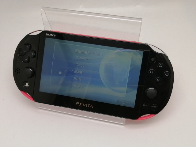 PsVita PCH-2000 ピンク ブラック PlayStation Vita本体 Wi−Fiモデル