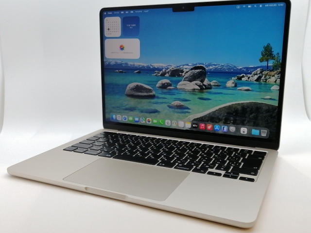 【中古】Apple MacBook Air 13インチ M2(CPU:8C/GPU:10C) 8GB/512GB スターライト MLY23J/A (M2,2022)【津田沼】保証期間１ヶ月【ランクB】