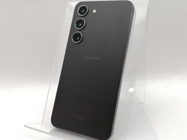 中古】SAMSUNG docomo 【SIMフリー】 Galaxy S23 ファントムブラック 