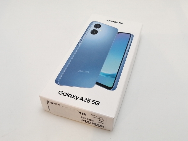 【未使用】SAMSUNG ymobile 【SIMフリー】 Galaxy A25 5G ブルー 4GB 64GB SCSBC1【津田沼】保証期間３ヶ月