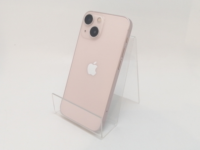 【中古】Apple docomo 【SIMフリー】 iPhone 13 mini 128GB ピンク MLJF3J/A【津田沼】保証期間１ヶ月【ランクC】