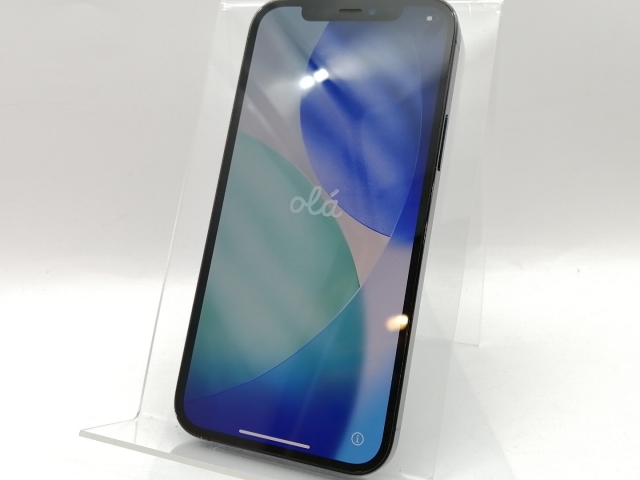 【中古】Apple docomo 【SIMロック解除済み】 iPhone 12 Pro 256GB パシフィックブルー MGMD3J/A【津田沼】保証期間１ヶ月【ランクC】_1