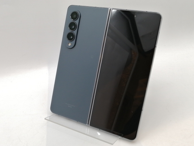 【中古】SAMSUNG au 【SIMフリー】 Galaxy Z Fold4 12GB 256GB SCG16 グレイグリーン【津田沼】保証期間１ヶ月【ランクB】