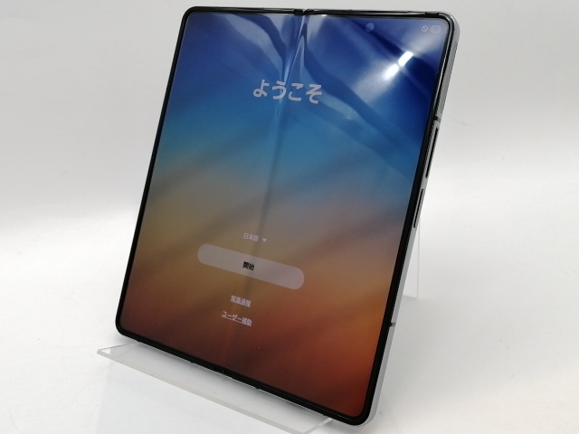 【中古】SAMSUNG au 【SIMフリー】 Galaxy Z Fold4 12GB 256GB SCG16 グレイグリーン【津田沼】保証期間１ヶ月【ランクB】_1