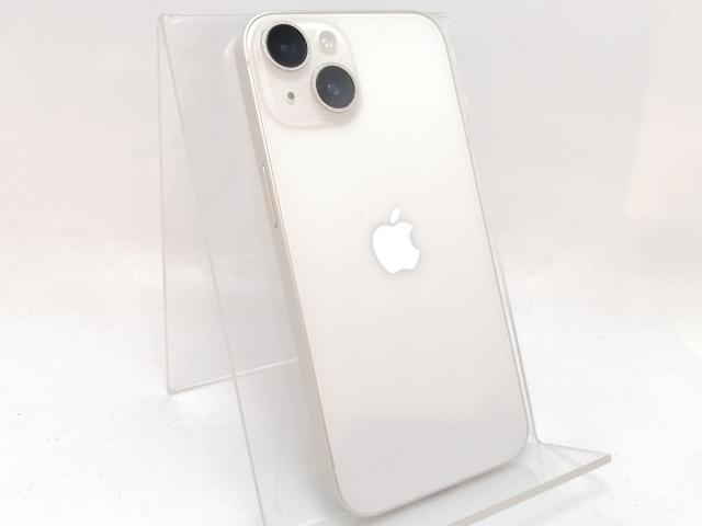 【中古】Apple SoftBank 【SIMフリー】 iPhone 14 128GB スターライト MPUQ3J/A【津田沼】保証期間１ヶ月【ランクB】