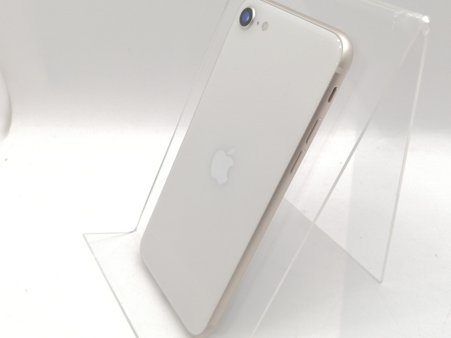 【中古】Apple SoftBank 【SIMフリー】 iPhone SE（第3世代） 64GB スターライト MMYD3J/A【津田沼】保証期間１ヶ月【ランクB】