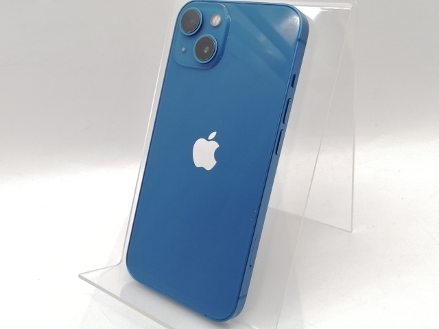 【中古】Apple docomo 【SIMフリー】 iPhone 13 128GB ブルー MLNG3J/A【津田沼】保証期間１ヶ月【ランクB】