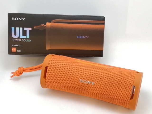 【中古】SONY ULT FIELD 1 SRS-ULT10 (DC) [オレンジ]【津田沼】保証期間１週間【ランクB】