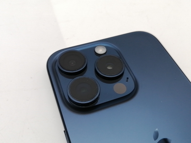 【中古】Apple 国内版 【SIMフリー】 iPhone 15 Pro 256GB ブルーチタニウム MTUG3J/A【津田沼】保証期間１ヶ月【ランクB】_6