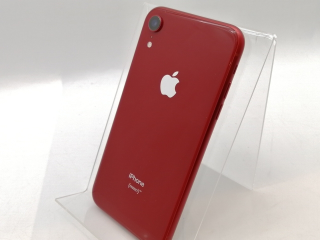 【中古】Apple SoftBank 【SIMロック解除済み】 iPhone XR 64GB (PRODUCT)RED MT062J/A【津田沼】保証期間１ヶ月【ランクB】