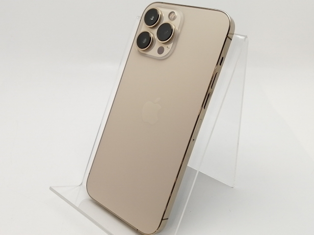 【中古】【赤ロム保証あり】Apple au 【SIMフリー】 iPhone 13 Pro Max 1TB ゴールド MLKJ3J/A【津田沼】保証期間１ヶ月【ランクB】