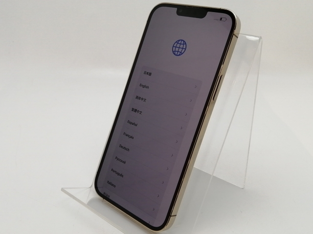 【中古】【赤ロム保証あり】Apple au 【SIMフリー】 iPhone 13 Pro Max 1TB ゴールド MLKJ3J/A【津田沼】保証期間１ヶ月【ランクB】_1