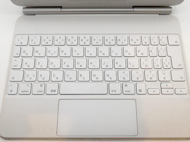 【中古】Apple Magic Keyboard 日本語（JIS） ホワイト iPad Air（第4/第5世代/M2）・Pro 11インチ（第1/第2/第3/第4世代）用 MJQJ3J/A【津田沼】保証期間１週間