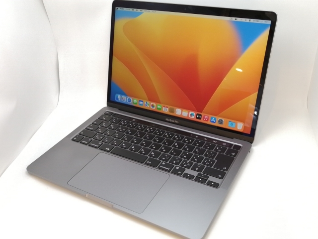 【中古】Apple MacBook Pro 13インチ CTO (M1・2020) スペースグレイ Apple M1(CPU:8C/GPU:8C)/16G/256G【津田沼】保証期間１ヶ月【ランクB】