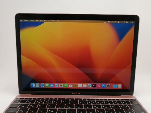 中古】Apple MacBook 12インチ Corei5:1.3GHz 512GB ローズゴールド 