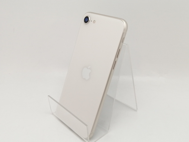 【中古】Apple SoftBank 【SIMフリー】 iPhone SE（第3世代） 128GB スターライト MMYG3J/A【津田沼】保証期間１ヶ月【ランクB】