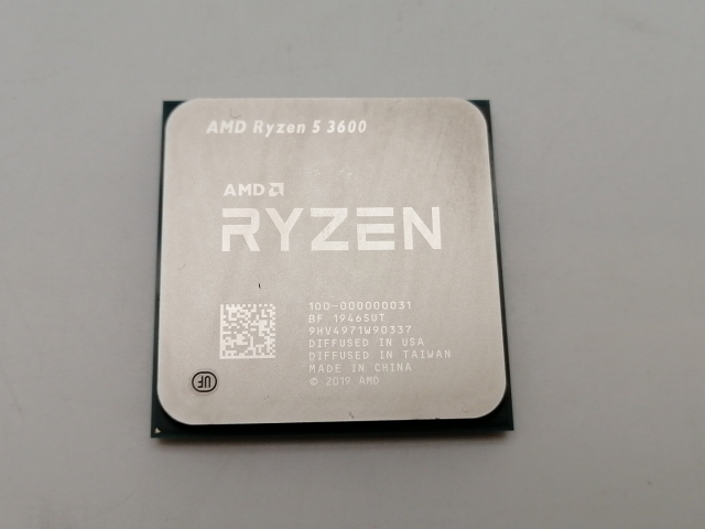 【中古】AMD Ryzen 5 3600 (3.6GHz/TC:4.2GHz) BOX AM4/6C/12T/L3 32MB/TDP 65W【津田沼】保証期間１週間 9,926円