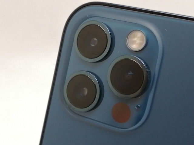 Apple - s25g-471x【中古】Apple ｱｯﾌﾟﾙ　SoftBank　iPhone12 Pro 128GB  ﾊﾟｼﾌｨｯｸﾌﾞﾙｰ　利用制限〇　SIMﾛｯｸ解除済み　MGM83J/A 中古】Apple SoftBank 【SIMロック解除済み】 iPhone 12 Pro