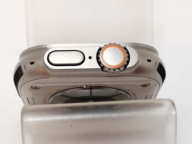 【中古】Apple Apple Watch Ultra3 49mm Cellular ナチュラルチタニウムケース/ライトブルーアルパインループM MEWM4J/A【津田沼】保証期間１ヶ月【ランクA】_4