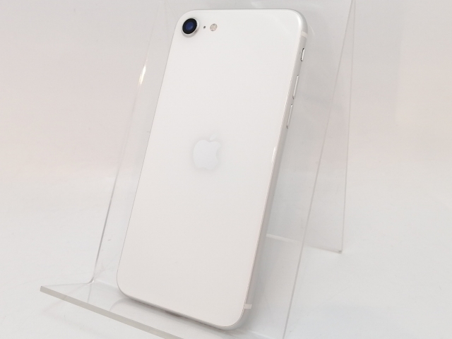 【中古】Apple docomo 【SIMロック解除済み】 iPhone SE（第2世代） 128GB ホワイト MHGU3J/A（後期型番）【津田沼】保証期間１ヶ月【ランクC】