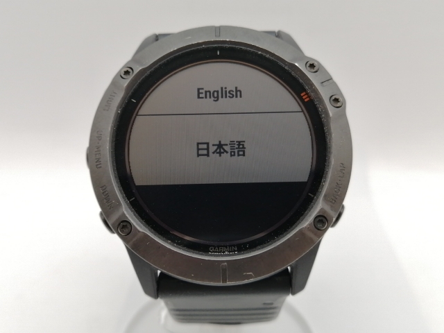中古】Garmin fenix 6X Pro Dual Power - Ti Black DLC 010-02157-53 