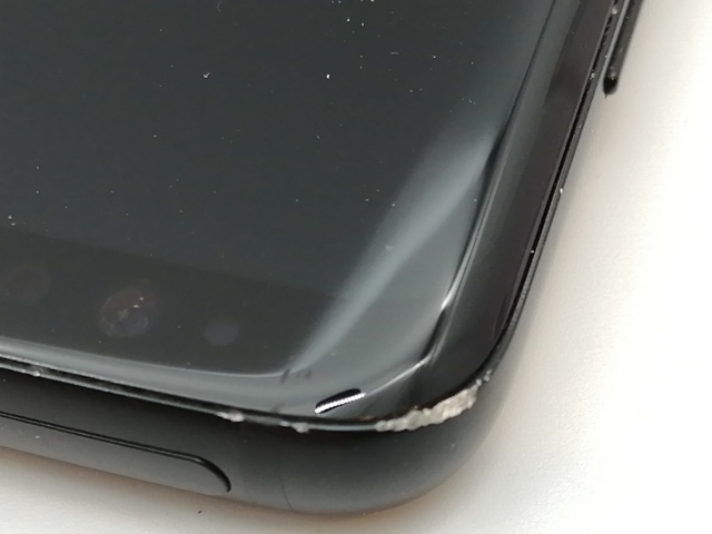【中古】SAMSUNG au 【SIMロック解除済み】 Galaxy S9+ SCV39 ミッドナイト ブラック【津田沼】保証期間１ヶ月【ランクC】_9