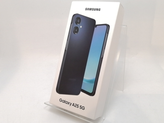 【未使用】SAMSUNG ymobile 【SIMフリー】 Galaxy A25 5G ブラック 4GB 64GB SCSBC2【津田沼】保証期間３ヶ月