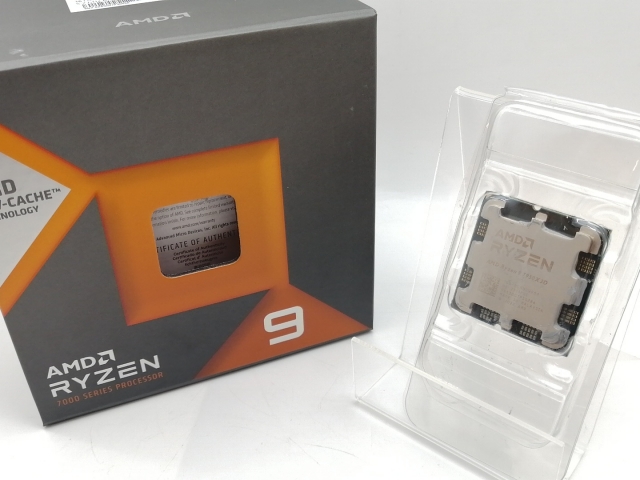 【中古】AMD Ryzen 9 7950X3D (4.2GHz/TC:5.7GHz) BOX AM5/16C/32T/L3 128MB/Radeon Graphics/TDP 120W【津田沼】保証期間１週間