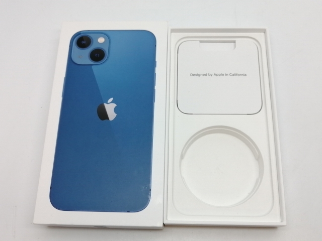 【中古】Apple docomo 【SIMフリー】 iPhone 13 128GB ブルー MLNG3J/A【津田沼】保証期間１ヶ月【ランクC】_7