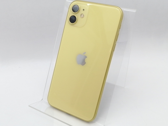 【中古】Apple SoftBank 【SIMロック解除済み】 iPhone 11 64GB イエロー MWLW2J/A【津田沼】保証期間１ヶ月【ランクB】